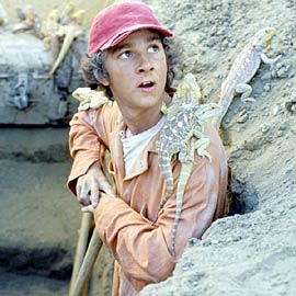 Stanley with lizards