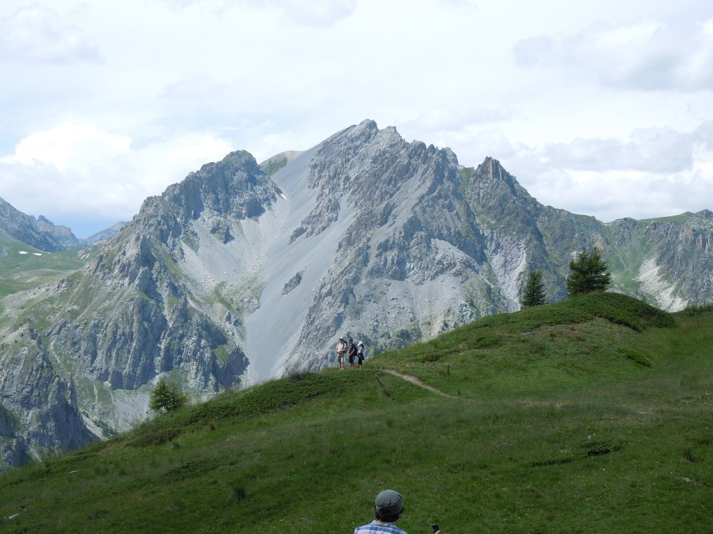 Hiking with family in the Alps