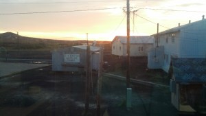 Village morning in Alaska